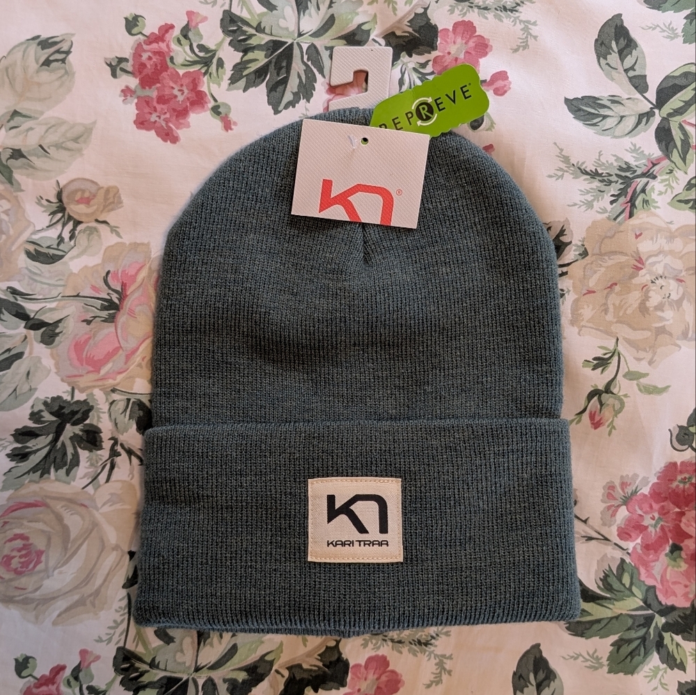 Knit Beanie in Blue by Kari Traa